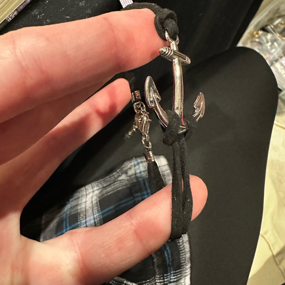 Silver Anchor Bracelet
